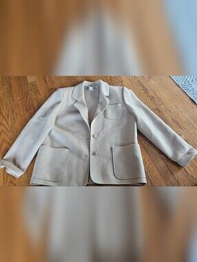 Weinberg Paris Vintage Classic Beige Wool Blazer